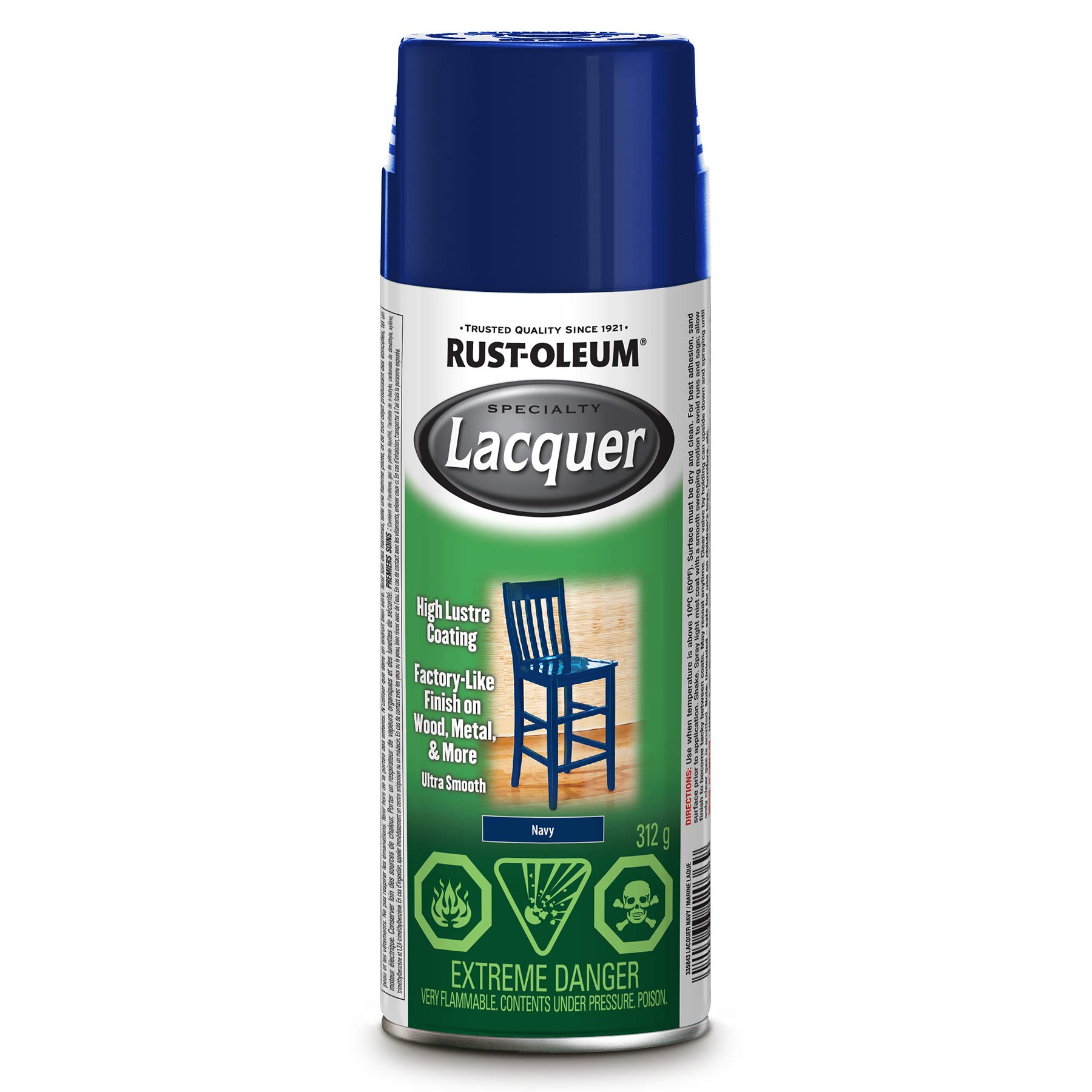 Rust-Oleum Specialty Laquer Spray Paint in Navy, 312g (335843